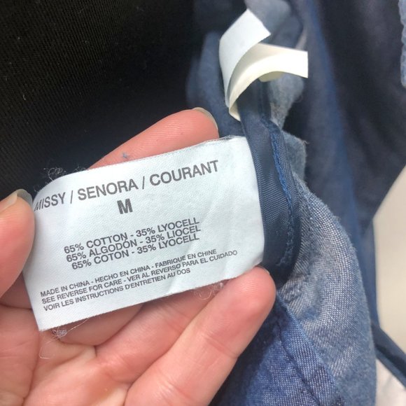 Nine West Jeans TESS Denim Light Zip UP Jacket MD - Picture 10 of 12